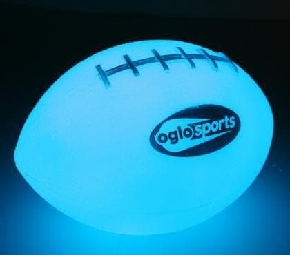 Glow in the Dark Nano Blue Football