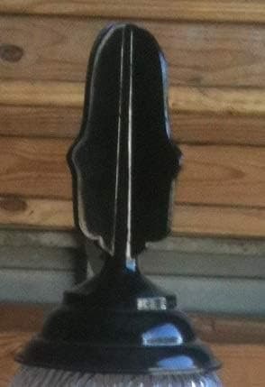 Black Plastic Finial for Lamp Post Globes