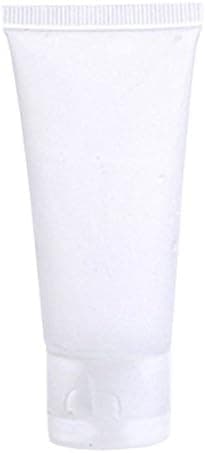 5PCS Clear 100ML Plastic Empty Refillable Soft Tubes Bottle Packing Sample Container For Shampoo And Cleanser (3.4oz)