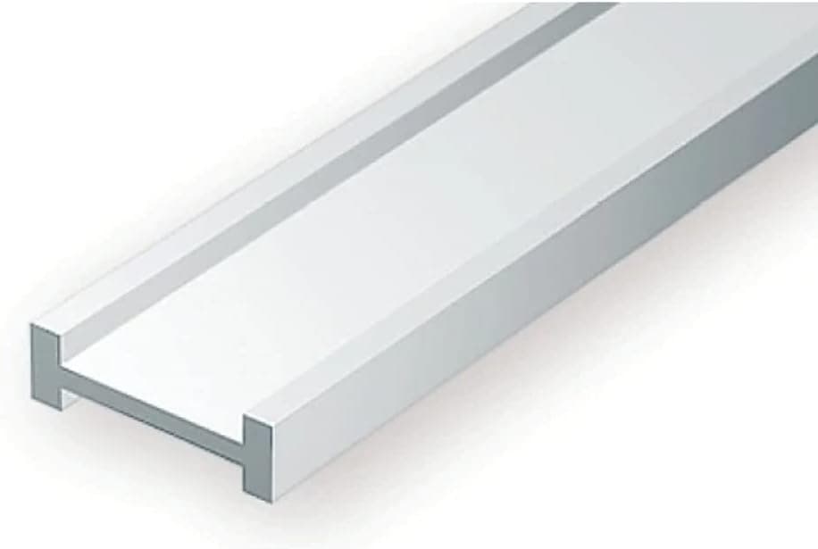 Evergreen Scale Models I-Beam 3/8" 2 EVG279 Plastic Building Supplies