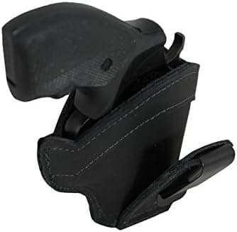 Barsony New Black Leather Tuckable IWB Holster for Snub Nose 2" 22 38 357 41 44 Revolvers