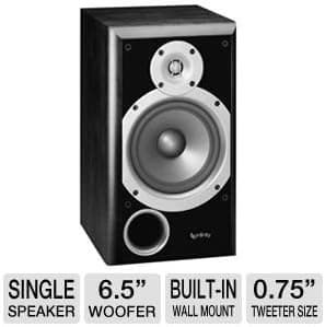 Infinity Primus Two-way 6 1/2-Inch Bookshelf/Satellite Speaker (Black, Each)