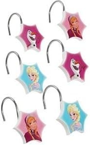 Disney Frozen Shower Curtain Hooks - Set of 12
