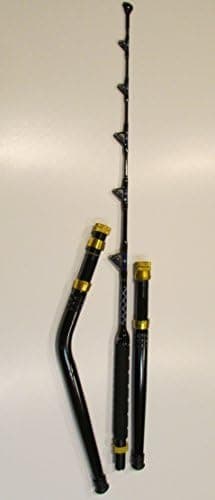 Xcaliber Marine PRO Tournament Series 6' 80-130 Saltwater TROLLING Rod Includes Bent and Straight Butt