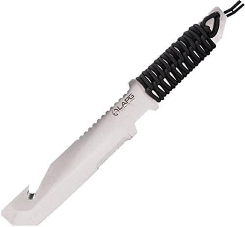 LA Police Gear Tact Pry Bar Paracord Wrap Knife