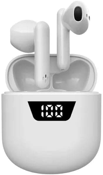 Bluetooth Earbuds Wireless Headphones for iPhone Samsung Android, LED Power Display, TWS in Ear Stereo Headset Built-in Mic for iPhone/Android