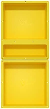 Uni-Green Recessed Shower Niche Triple (One Niche is 16" Wide, The 2nd Niche is 14" Wide) (Two Niches Combined) Shower Shelves 36" x 16" Shower Cubby Ready Tile for Bathroom Niche Storage-