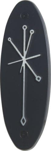 Atlas Homewares OHN0-BL 6-Inch Metropolitan House Number-0, Black