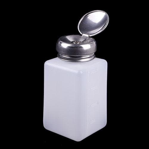 TR.OD New useful 200ML Alcohol Liquid Press Pumping Dispenser Nail Polish Remover Cleaner Bottle