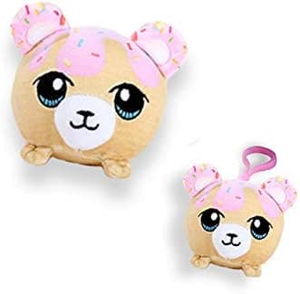 Squishy Scented Plush Bundle (1 ice Cream Teddy Plush & 1 ice Cream Teddy Bear Plush Backpack Clip)