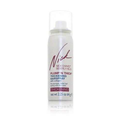 Nick Chavez Beverly Hills Advanced Plump ‘N Thick Thickening Hairspray - Hair Thickener For All Hair Types - Increase Hair Volume And Strengthen Hair - 2.25 Oz.