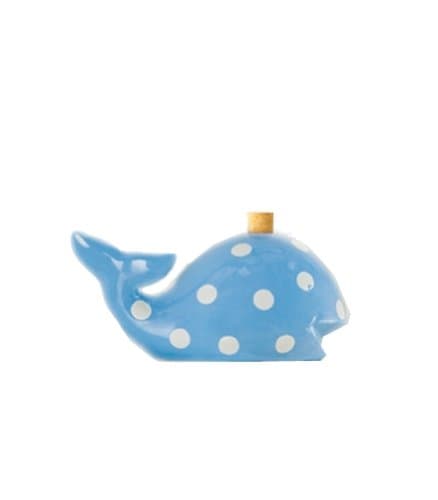 Mud Pie Baby Little Prince Ceramic Bank, Giant Whale (Discontinued by Manufacturer)