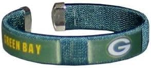 Green Bay Packers NFL Green Fan Band Cuff Bracelet