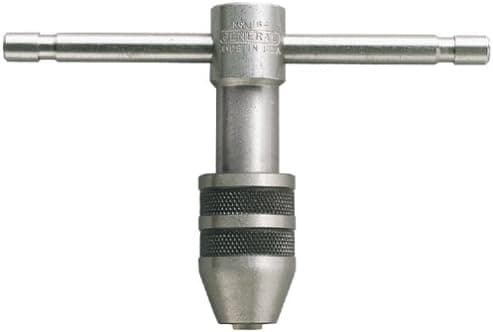 General Tools 164 Plain Tap Wrench, Capacity No. 0 to 1/4-Inch