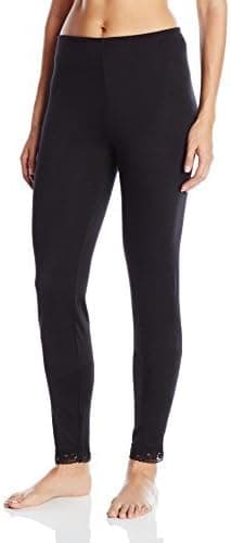 Cuddl Duds Women's Softwear with Lace Edge Legging
