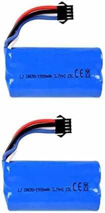 2 pcs 7.4V 1500Mah SM4P Plug li-on Battery for Huanqi 961 962 UDI 002 902 RC Boat Helicopter Car RC Toys