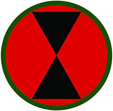 fagraphix 7th Infantry Division Sticker Decal Self Adhesive Joint Base Lewis-McChord 1.25" Wide