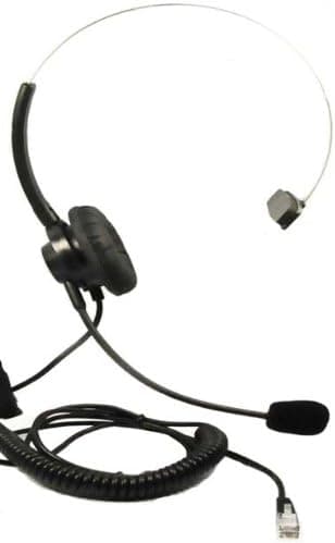 Call Center Headset Headphone+Adjustable Volume+Mute Control for Phone Nortel Networks NT Northern Telecom Meridian PBX M3903 M3904 M3905 M2216 M2008 Meridian M3110 i2004 ip2004 AB M2216 IP Telephone
