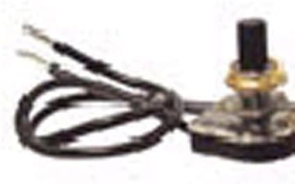 Hubbell-Bell 6356 Rotary Switch Single-Pole with Single-Throw Canopy