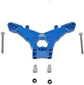GPM For Losi 1/18 Mini-T 2.0 2WD Stadium Truck Upgrade Parts Aluminum Rear Damper Mount - 1Pc Set Blue