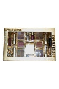 Active Express Colour Beauty To Go - 16097 by Active Cosmetics for Women - 40 Pc Makeup Set Blush (x 2), Eyeshadow (x 24), Nailpolish (x 2), Lipstick (x 4), Mascara, Applicator (x 5), Lip Gloss, Changeable Eye Compact