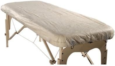 Therapist’s Choice® Fitted Disposable Massage Table Sheet, 10pcs per Package. Single Use, Not Made or Intended to be disinfected and re-Used.
