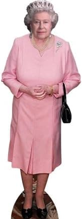 H10001 Queen Elizabeth II England Cardboard Cutout