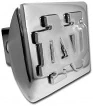 MVP Accessories Notre Dame Fighting Irish Chrome Trailer Hitch Cover