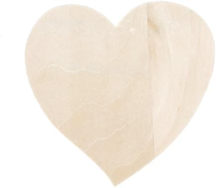 Darice Wood Classic Heart Shape, Natural