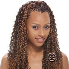 Model Water Wave Bulk Human Hair 18" Color: FF1B/27
