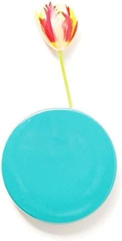 Sky Blue Fine Glazed Ceramic Wall Mount Vase/Planter in Modern Dot Design