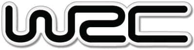WRC World Rally Championship emblem vynil car sticker 5" x 3"