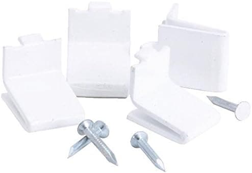 KV Shelf Support Clip (Bag of 20) White