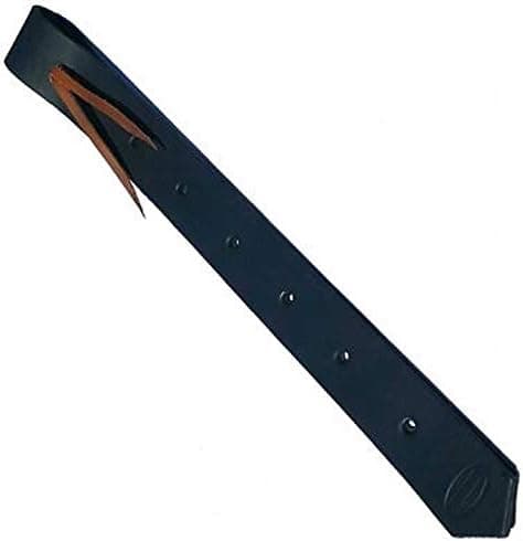 2 Ply Black Leather 18 inch Off Billet for Western Saddles