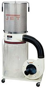 JET 708626RCK DC-1100 1-1/2 Horsepower 1,100 CFM Canister Dust Collector with Remote, 115/230-Volt 1 Phase