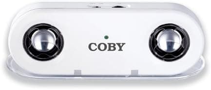 COBY CS-MP37 MP3 Portable Stereo Speaker System (Discontinued by Manufacturer)
