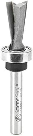 Amana Tool - 45882 Carbide Tipped Keller Dovetail 7 Deg x 7/16 Dia x 3/4 x 1/4" Shank