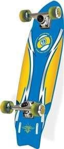 Sector 9 Bolt Quad Blue / Yellow Complete Skateboard - 9" x 30.25"