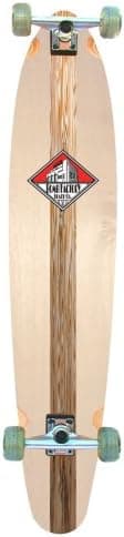 Bomb Factory Woody Pintail Complete Longboard Skateboard (44-Inch)