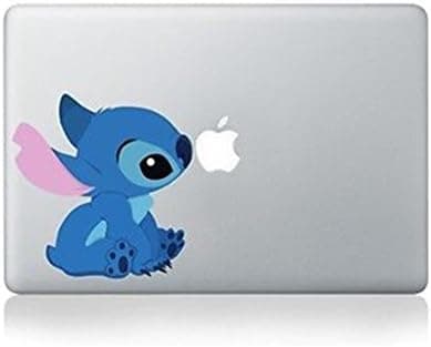 (#Stitch#2) Choices Stitch Cartoon Character Decal Sticker for MacBook Laptop Air Pro Retina 13 14 15 Inch Cool