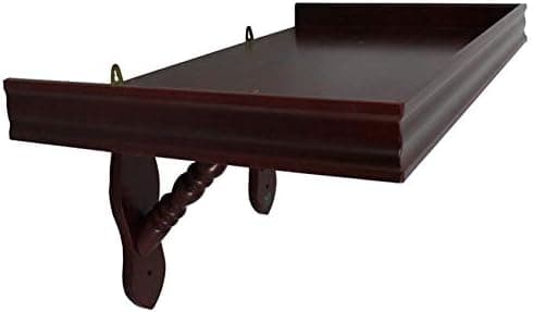 NT furniture Buddha Altar Shelf Stand Wooden Wall Rack Nop (18x32x14.6 inches, Cherry)