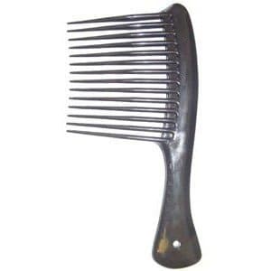 Large Tooth Shampoo Detangling Comb Rack Hair Comb (Black)