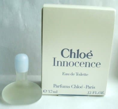 CHLOE INNOCENCE Eau De Toilette 3.7ml - 0.12 oz. For Women. Splash. MINI (The Bottle is approx. 1-2inches high). Boxed.