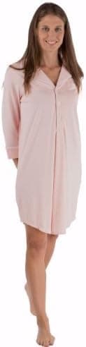 Women's Nightshirt in Bamboo Viscose (Zenrest) Stylish Sleep Shirt by Texere