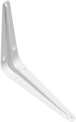 The Home Fusion Company Strong White London Shelf Brackets in Four Sizes 4x3 6x5 8x6 10x8 Various Pack Sizes