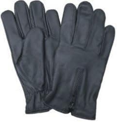 Premium Cowhide Leather Driving Gloves lined W/Zippered Back AL-3017-2XL