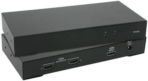 C2G/Cables to Go 40926 Impact Acoustics 2-Port Hdmi Splitter/Extender With Hdcp