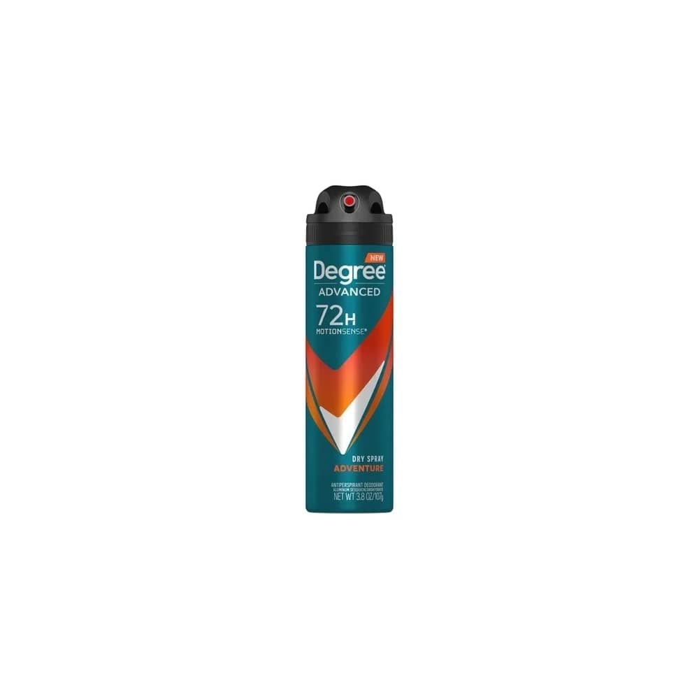 Degree Deodorant 3.8 Ounce Mens Dry Spray Adventure (113ml) (6 Pack)
