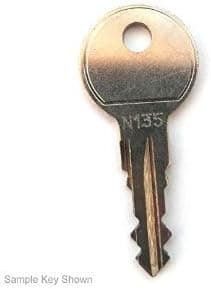 Thule Car Rack Replacement Key - Single (Thule Replacement Key N 2860)