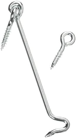 Stanley Hardware S750-720 8440 Steel Hooks and Eyes in Zinc, 6"